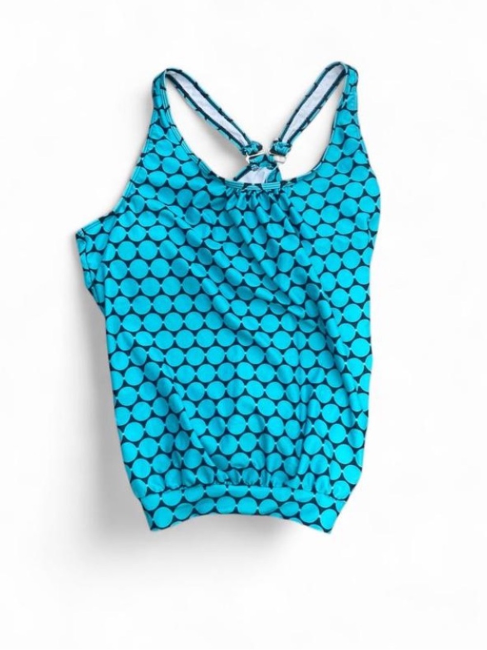 Blue Polka Dot Tankini Top - Brand Unspecified - Picture 2 of 7